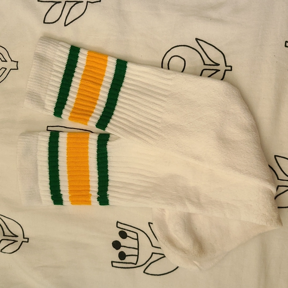 Striped tube socks
